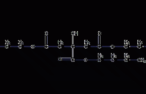 Tributyl citrate structural formula