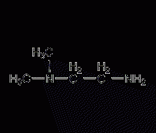 N,N-dimethyl-1,2-ethylenediamine structural formula