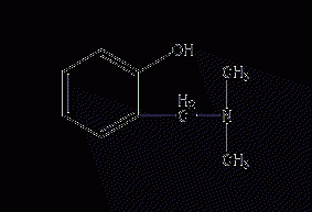 2-Dimethylaminomethylphenol Structural Formula