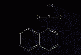 Quinoline-8-sulfonic acid structural formula