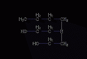 N-butyldiethanolamine structural formula