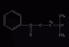 Isobutyl benzoate structural formula