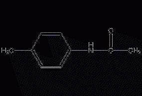 N-acetyl-p-toluidine structural formula