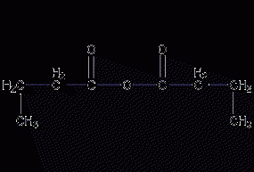 Butyric anhydride structural formula