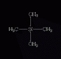 Tetramethylsilane structural formula