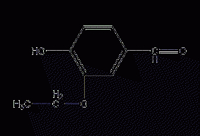 4-hydroxy-3-oxybenzaldehyde structural formula