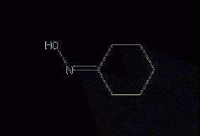 Cyclohexanone oxime structural formula