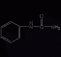 Phenylurea structural formula
