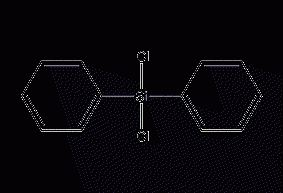 Diphenyldichlorosilane structural formula
