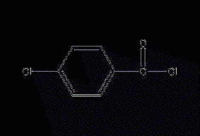 P-chlorobenzoyl chloride structural formula