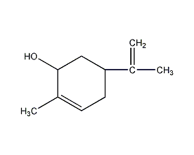 L-carveol structural formula