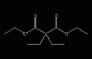 Diethyl malonate structural formula