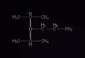 N,N-diisopropylethylenediamine structural formula