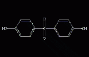 4,4'-dihydroxydiphenylsulfone structural formula