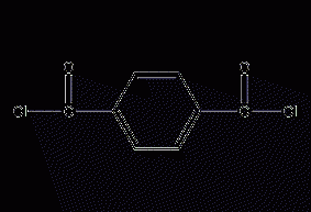 Terephthaloyl chloride structural formula