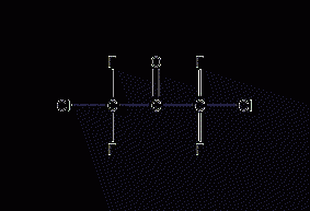 1,3-Dichlorotetrafluoroacetone structural formula