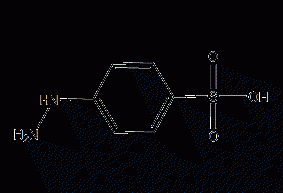 4-hydrazinobenzenesulfonic acid structural formula