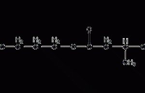 Butyl isovalerate structural formula