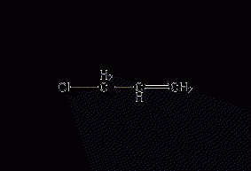 Allyl chloride structural formula