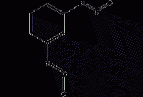 isophenylene diisocyanate structural formula