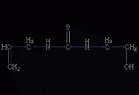 N-(2-hydroxyethyl)-N'-2-propenylthiourea structural formula