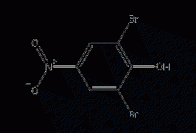 2,6-dibromo-4-nitrophenol structural formula