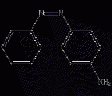 P-aminoazobenzene structural formula