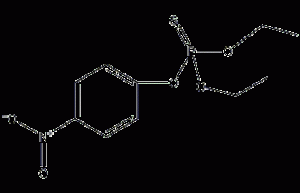 Parathion structural formula