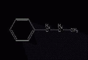 n-propyl benzene structural formula