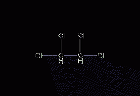 1,1,2,2-tetrachloroethane structural formula