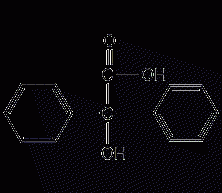 Biphenyl glycolic acid structural formula