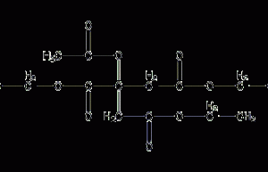 Acetyl triethyl citrate structural formula