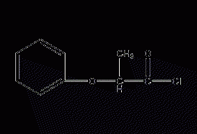 2-phenoxypropionyl chloride structural formula