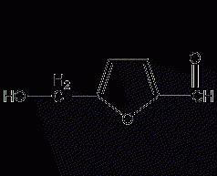 5-hydroxymethyl-2-furfural structural formula