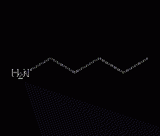 Pentylamine structural formula