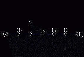 3-Heptanone Structural Formula