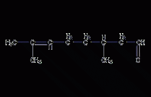 Citronellal structural formula