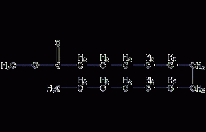 Methyl myristate structural formula