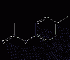 P-cresol acetate structural formula