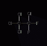 1,1-difluorotetrachloroethane structural formula