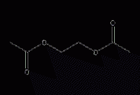 1,2-Ethylene glycol diacetate structural formula