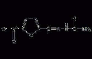 5-nitro-2-furfural semicarbazide structural formula