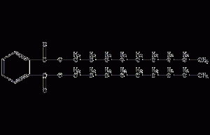 Dinonyl phthalate structural formula