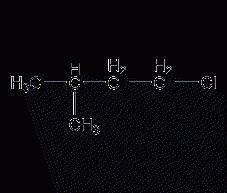 1-chloro-3-methylbutane structural formula