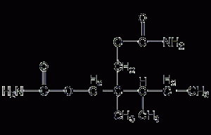 Mebubamate structural formula