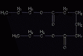 Dipropyl adipate structural formula