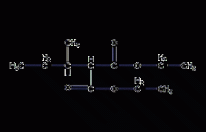 Sec-butyldiethylmalonate structural formula