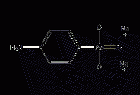 Sodium 4-aminophenylarsinate structural formula