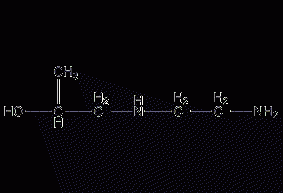 N-(2-hydroxypropyl)ethylenediamine structural formula