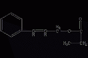 Structure formula of cinnamyl propionate